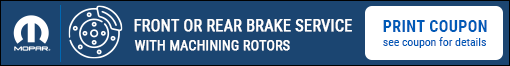 Front Or Rear Brake Service With Machining Rotors Offer - click here