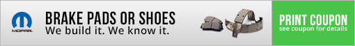 Brake Pad Replacement Offer - Click Here