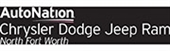 Autonation Chrysler Dodge Jeep Ram North Fort Worth logo